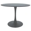 Dining table Balou pakoworld MDF dark grey matte D100x75cm