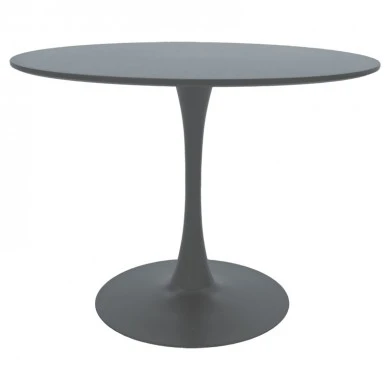 Dining table Balou pakoworld MDF dark grey matte D100x75cm