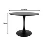 Balou pakoworld table mdf in black  D100x73cm