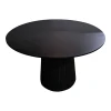 Canicule table pakoworld solid acacia wood in black shade D120x75cm