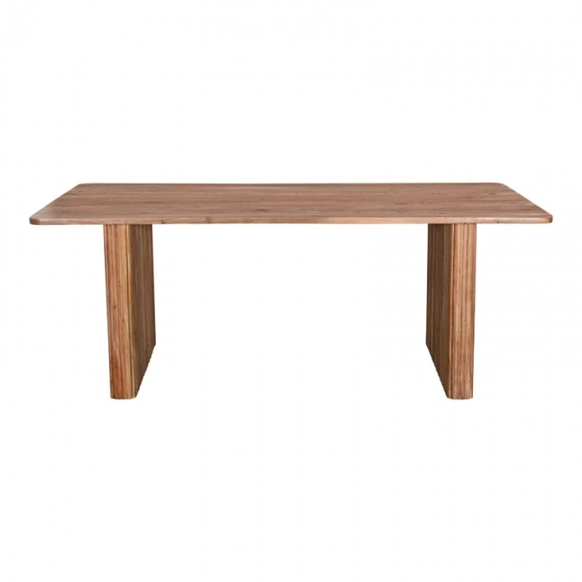 Τable Casi pakoworld solid acacia wood in natural color 200x100x76cm