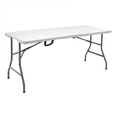 Rodeo pakoworld catering table folding-suitcase white 240x76x74cm