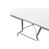 Commercial folding camping table Rodeo pakoworld metal frame colour white 152x60x74cm