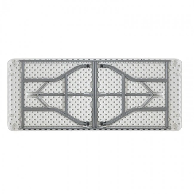 Rodeo pakoworld catering table folding-suitcase white 240x76x74cm