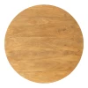 Charmy table pakoworld solid mango wood in natural shade D130x76cm