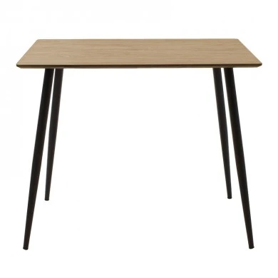 Dining table Cuba pakoworld MDF color sonoma-black 70x70x75cm