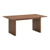 Eleganza pakoworld mdf table in walnut shade 180x99x75.8cm