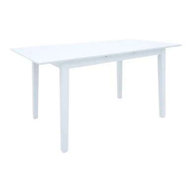 Mabor pakoworld extendable wood table in white color 120-150x80x73.8cm