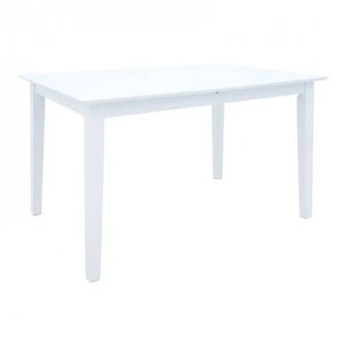 Mabor pakoworld extendable wood table in white color 120-150x80x73.8cm