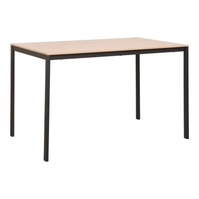 Faragio pakoworld metal table in natural - black shade 120x75x75cm