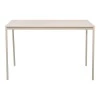 Faragio pakoworld metal table in grey- beige shade 120x75x75cm