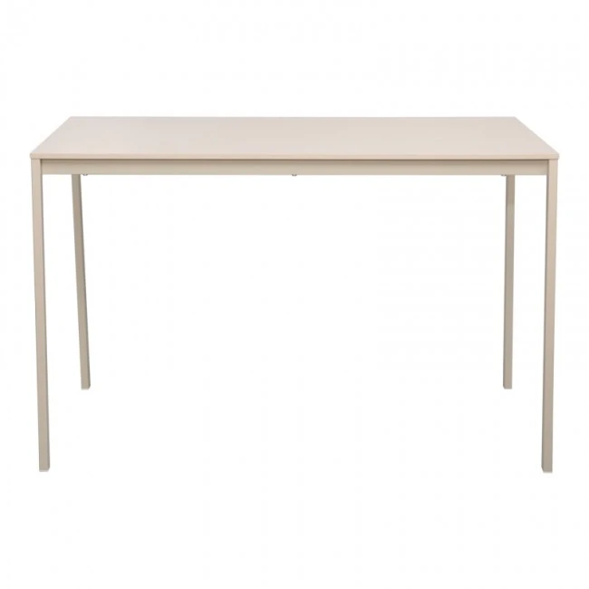 Faragio pakoworld metal table in grey- beige shade 120x75x75cm