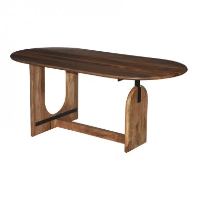 Table Jenkou pakoworld mango wood in natural color 180x90x76cm