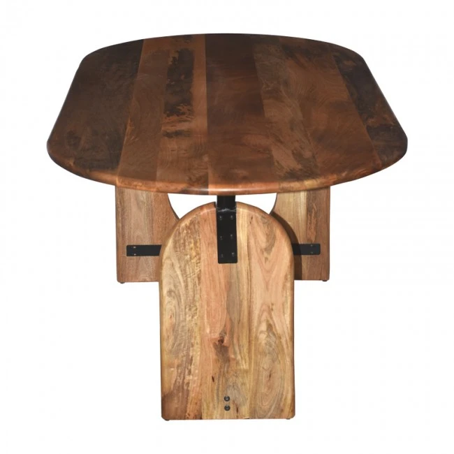 Table Jenkou pakoworld mango wood in natural color 180x90x76cm