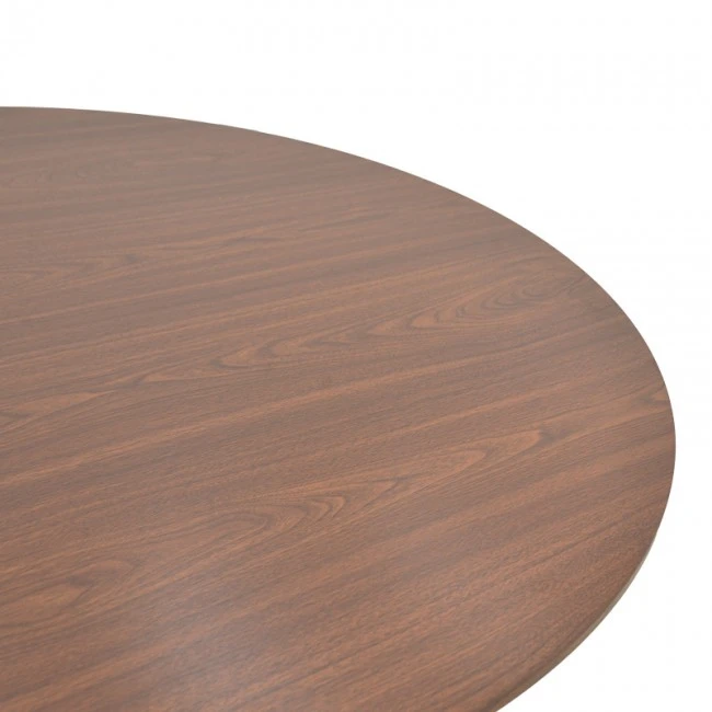 Karulo pakoworld table mdf in walnut shade Φ120x76cm
