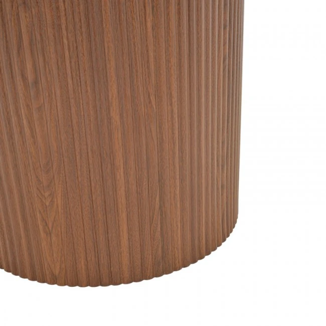 Karulo pakoworld table mdf in walnut shade Φ120x76cm