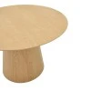 Table Kayano pakoworld natural color mdf D120x72cm