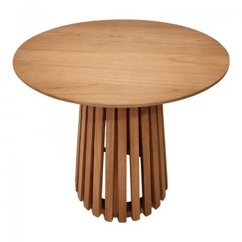 Kenda I pakoworld mindi wood table in natural shade D80x75cm