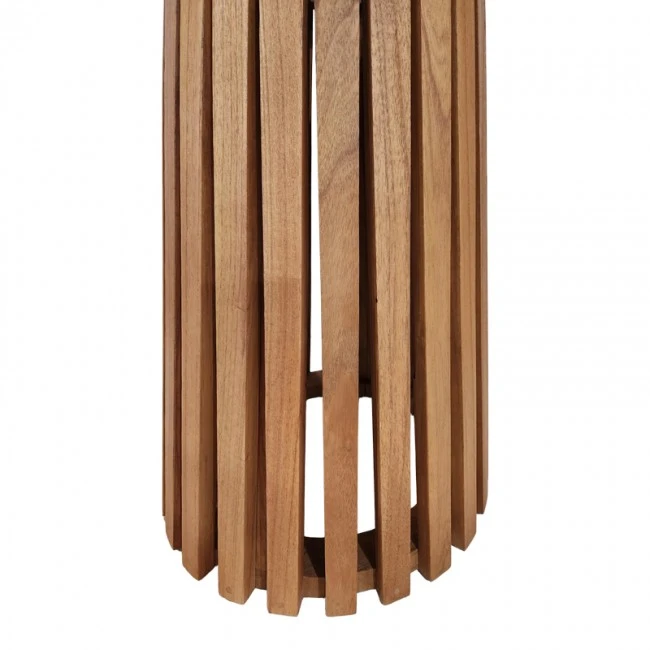 Kenda I pakoworld mindi wood table in natural shade D80x75cm