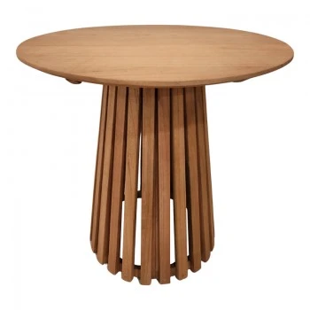 Kenda I pakoworld mindi wood table in natural shade D80x75cm