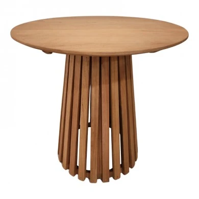 Kenda I pakoworld mindi wood table in natural shade D80x75cm