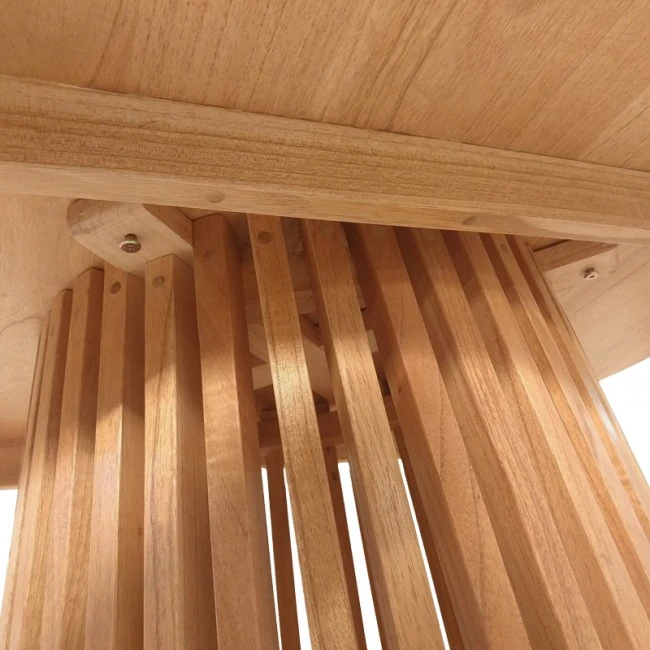 Kenda pakoworld mindi wood coffee table in natural shade D80x45cm