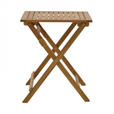 Foldable table Perdu pakoworld natural acacia wood 60x60x72cm