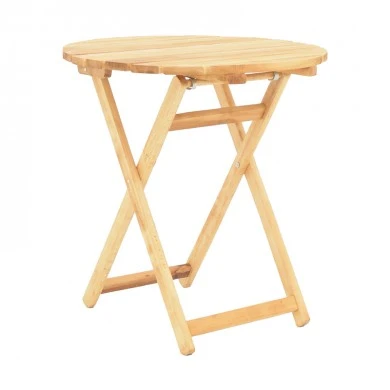 Table Letna pakoworld solid beech wood  in natural color D60x75cm
