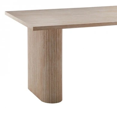 Table Loozir pakoworld mdf in travertine color 180x90x75cm