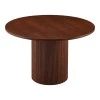 Kitchen table Mesa pakoworld MDF in walmut color D120x75cm