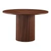 Kitchen table Mesa pakoworld MDF in walmut color D120x75cm