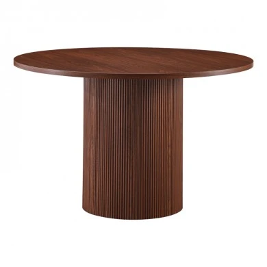 Kitchen table Mesa pakoworld MDF in walmut color D120x75cm