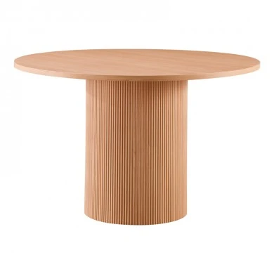 Kitchen table Mesa pakoworld MDF in Oak color D120x75cm