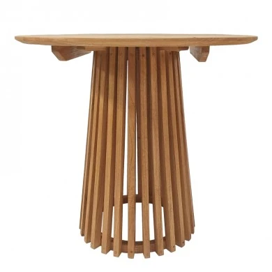 Kenda pakoworld mindi wood bar table in natural shade D60x90cm