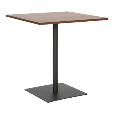 Table Nerobian pakoworld mdf in walnut color 70x70x75cm
