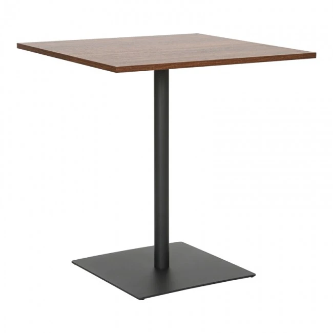 Table Nerobian pakoworld mdf in walnut color 70x70x75cm