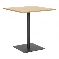 Table Nerobian pakoworld mdf in sonoma color 70x70x75cm