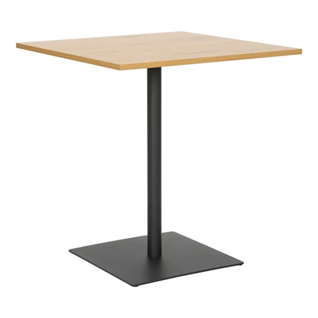 Table Nerobian pakoworld mdf in sonoma color 70x70x75cm