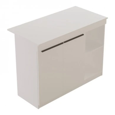 Kogile pakoworld kitchen table-counter in white shade 120x60x88.2cm