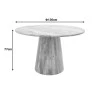 Rahma I table pakoworld solid mango wood 3cm in natural shade D120x77cm