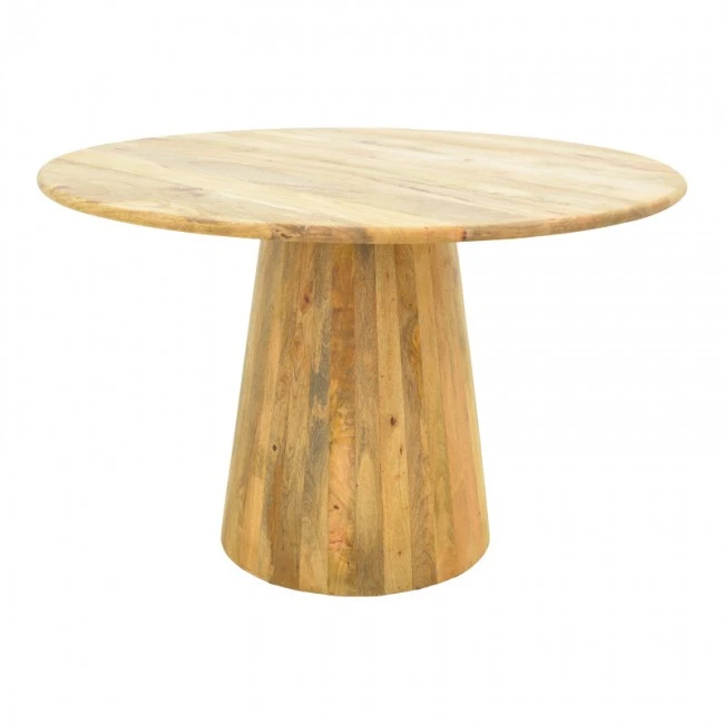 Rahma I table pakoworld solid mango wood 3cm in natural shade D120x77cm