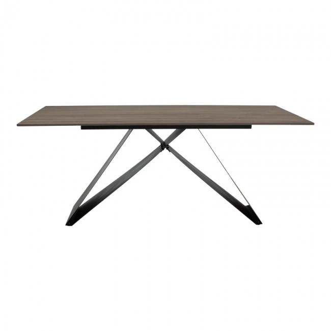 Kitcen table Sabrina pakoworld sintered stone walnut-black 180x90 x75cm