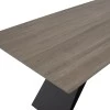Kitcen table Sabrina pakoworld sintered stone walnut-black 180x90 x75cm