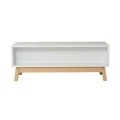 Aria pakoworld coffee table white-natural 100x50x37cm