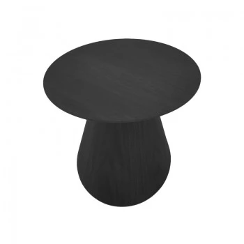 Donda pakoworld coffee table mdf-metal in black shade D80x40cm