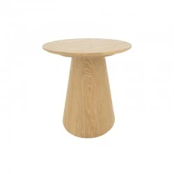 Τραπέζι σαλονιού Donda pakoworld mdf-μέταλλο σε sonoma απόχρωση Φ60x46εκ Τραπέζι σαλονιού Donda pakoworld mdf-μέταλλο σε sonoma απόχρωση Φ60x46εκ