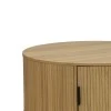 Coffee table Scandi pakoworld MDF natural D80x35.5cm