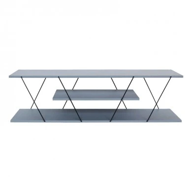 TV cabinet Tars pakoworld grey-black 120z30x33cm