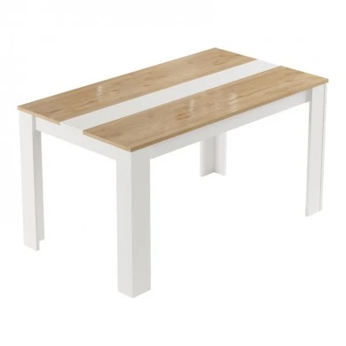 Sepen pakoworld table in natural-white shade 140x80x74cm