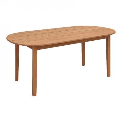 Skyl pakoworld teak wood table in natural shade 190x90x75cm